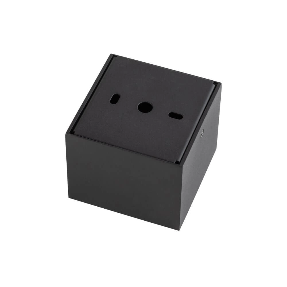 Black surface-mounted spotlight Midi Led 2x2 LEDs - 4000K Lyora 5903139100571