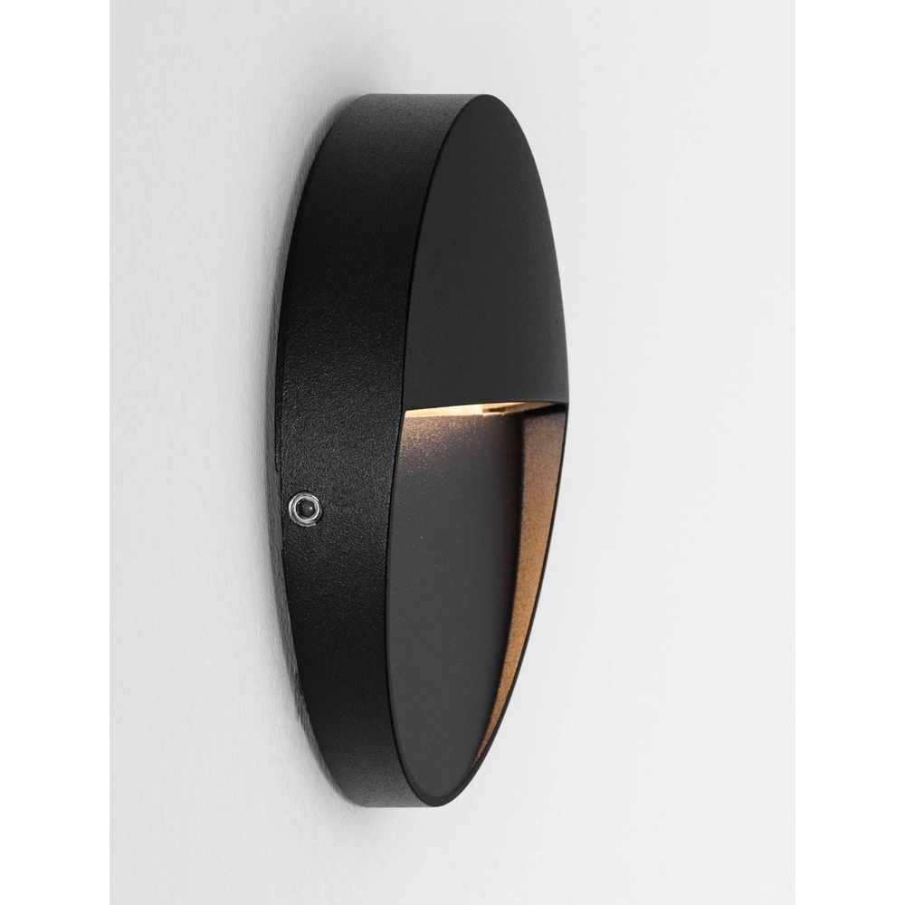 Round wall lamp Toby Design black Lyora 5212017453594