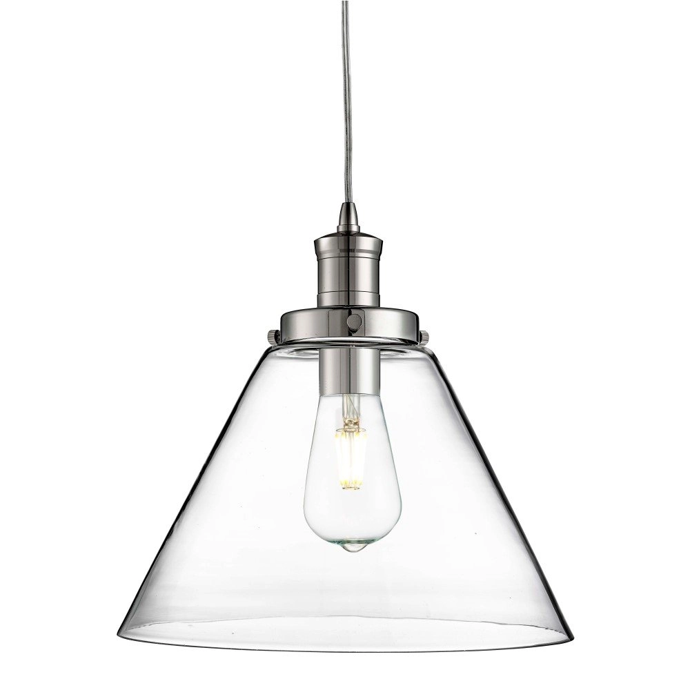Pendant lamp Pyramid Ø 29cm grey