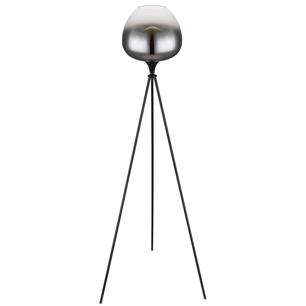 Black floor lamp Maxy tripod Globo 9007371435418