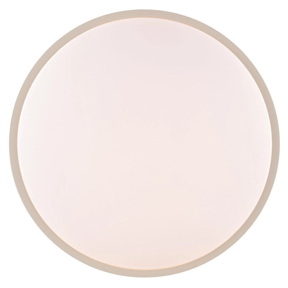 Ceiling light Solistra sand brown with white Ø 44,5cm