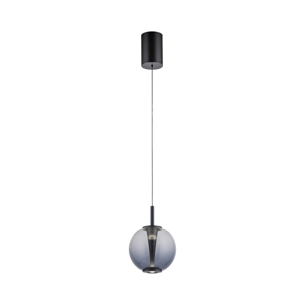 Led pendant light Pure Infinity with smoke glass - Ø 18cm Paul Neuhaus 4012248399033