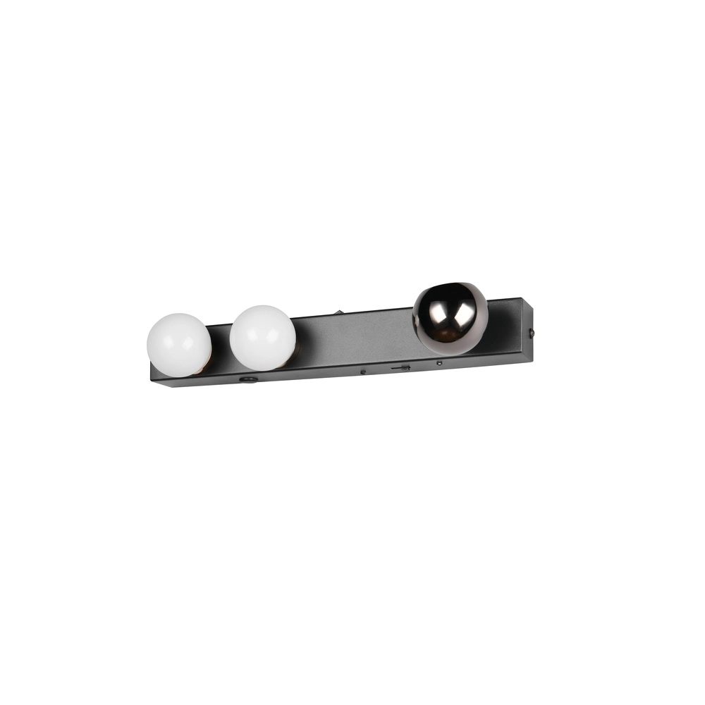 Wall lamp Arpino black 30cm Trio 4017807683622