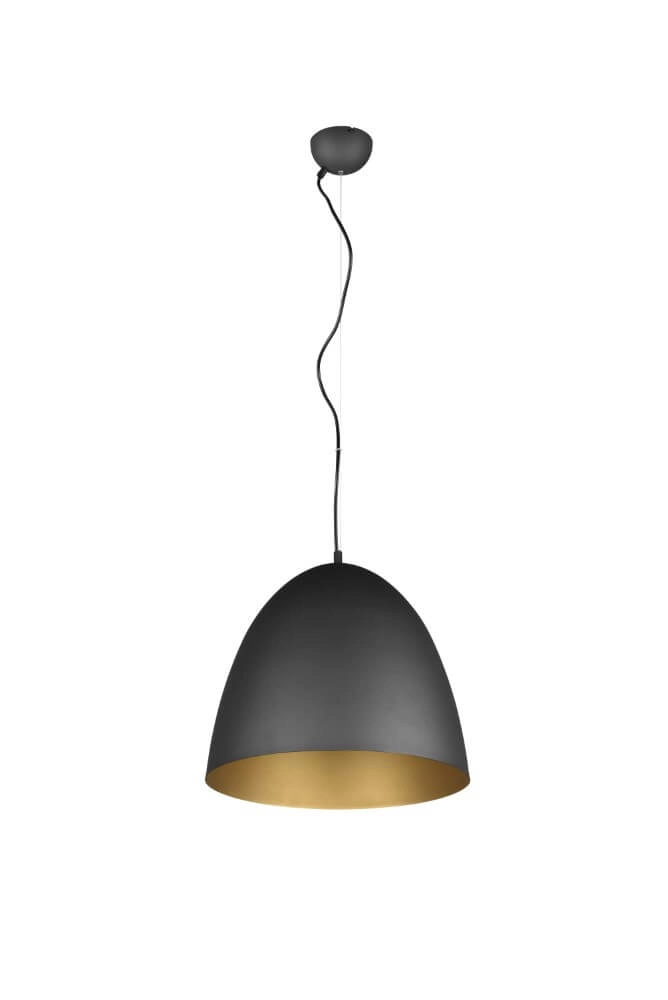 Black pendant lamp Tilda Ø 40cm