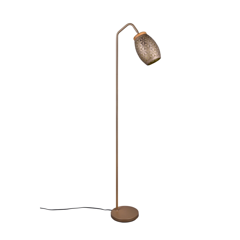 Floor lamp Bidar coffee brown Trio 4017807633375