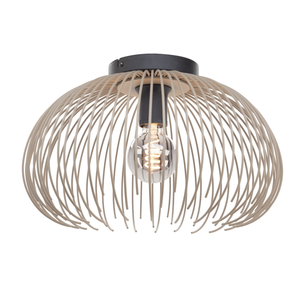 Design ceiling lamp Alhabia Ø 38.5cm sand brown