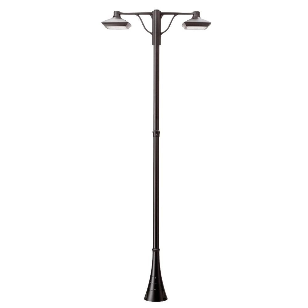 LED garden lamp City Highlight LED - 2-light - 300cm graphite gray