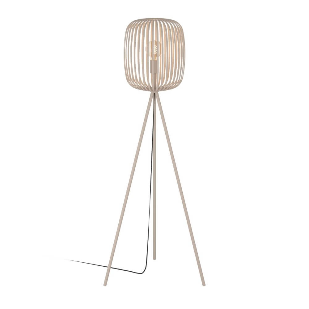 Sand Brown Floor Lamp Romazzina Ø 32.5cm Eglo 9008606244515