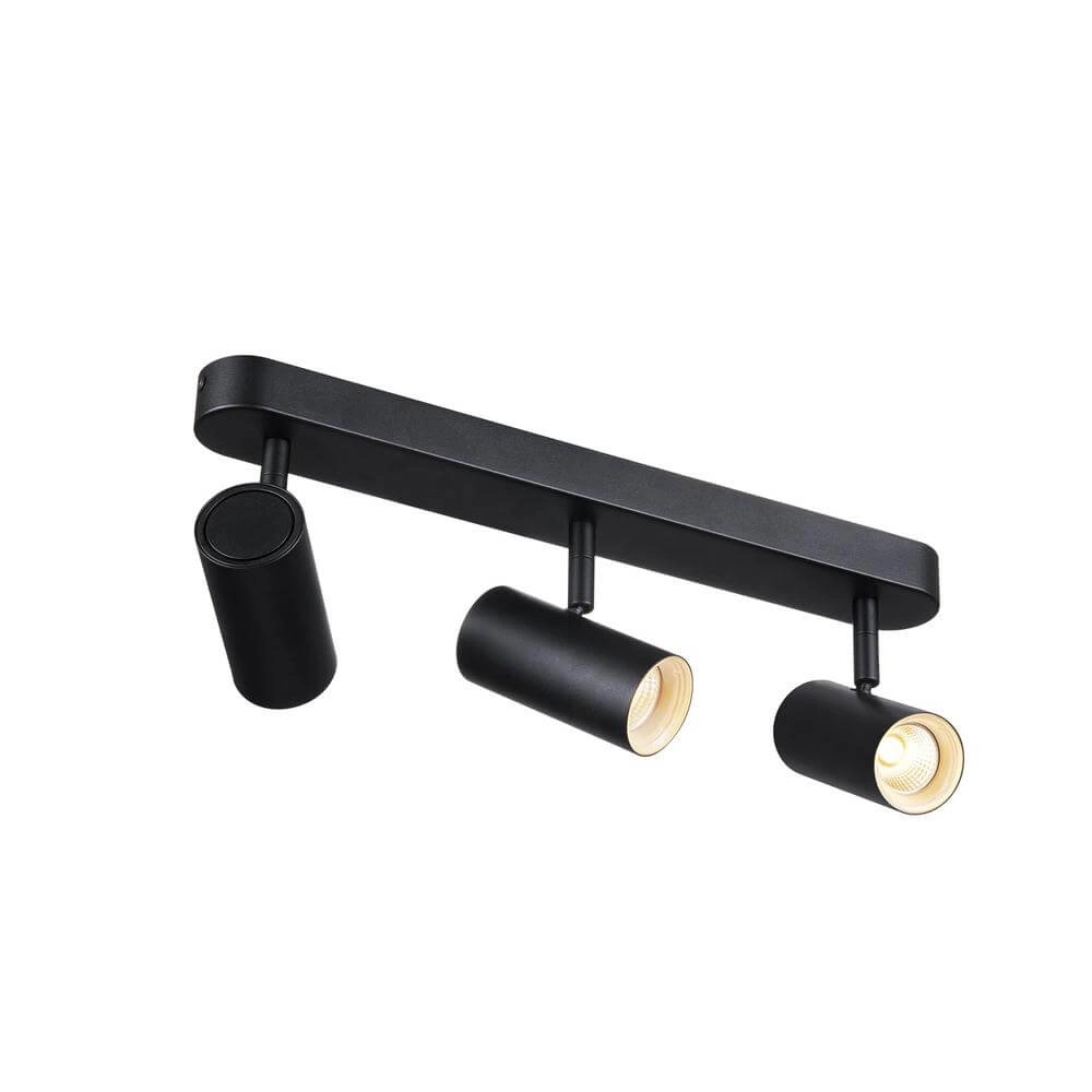 Surface-mounted spot Noblo black 3-lights 2700K SLV 4024163300308