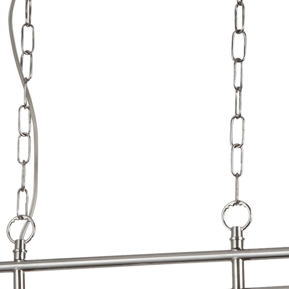 Pendant lamp Pyramid 3-light grey Searchlight 5053423132211