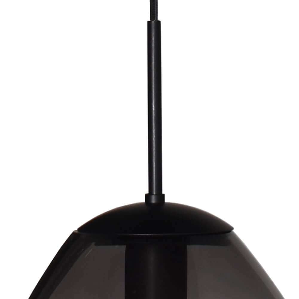 Hanging lamp Lava 1x smoke glass Ø 24cm Masterlight 8718121285962