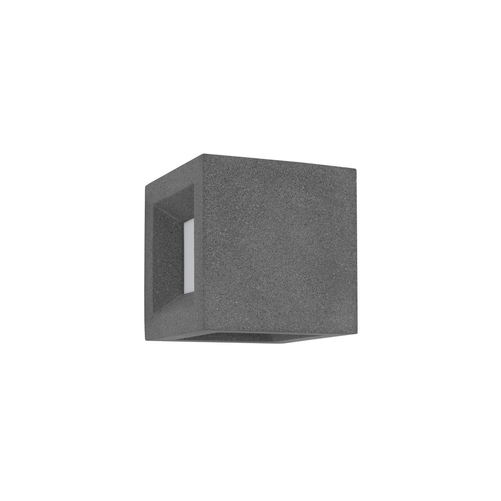 Square wall lamp Castro black Lyora 5212017426925