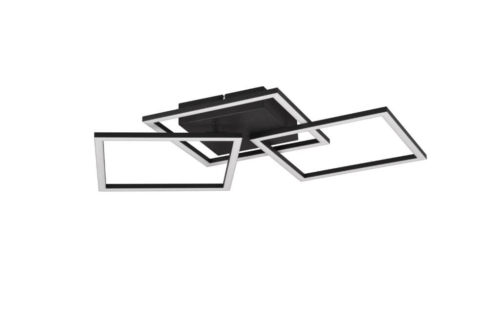 Black ceiling lamp Trail design Trio 4017807577129