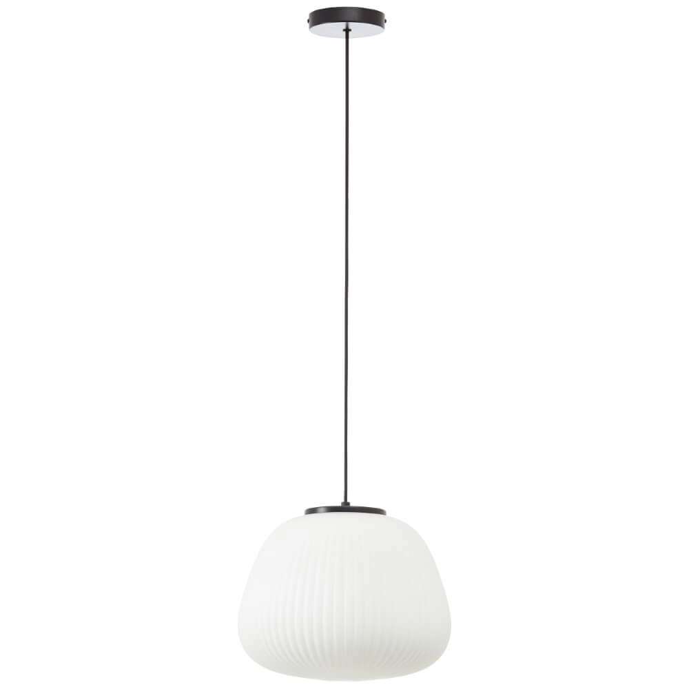 Pendant lamp Kaizen black with white Ø 35cm Brilliant 4004353447174