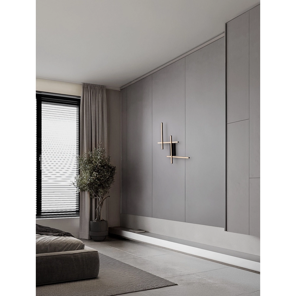 Wall lamp Apecho black Lyora 5212017468598