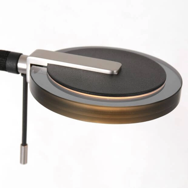 LED reading lamp 2-light Turound 40w - 2200-4000K - 187cm black smoke glass Steinhauer 8712746134827