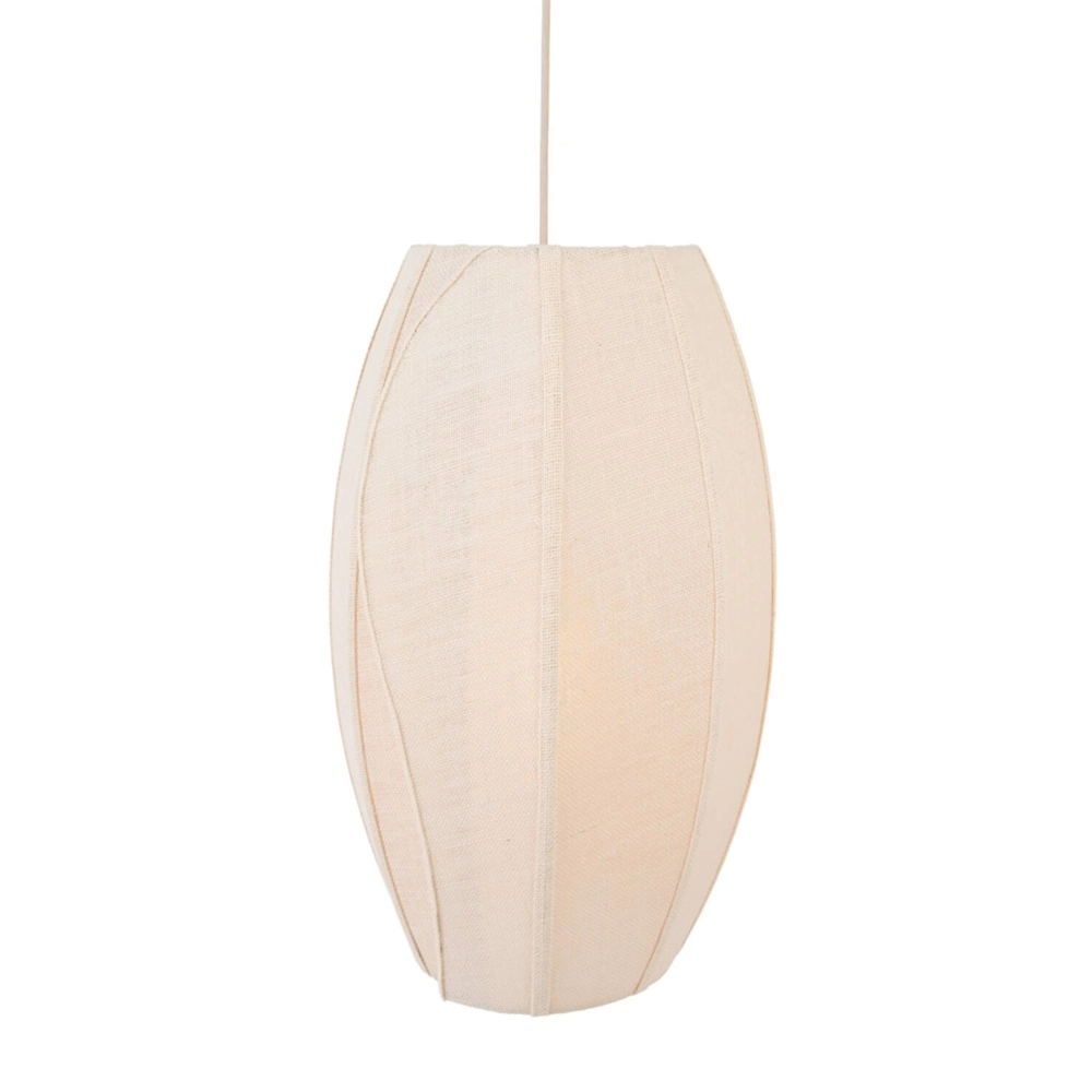Pendant lamp Melamba sand brown Ø 39cm