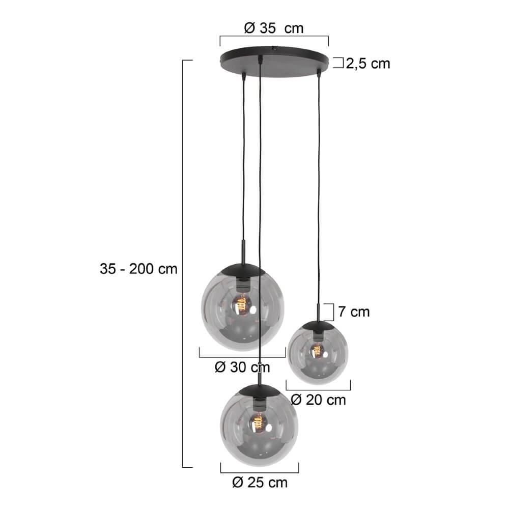 Vide hanging lamp Bollique rural Steinhauer 8712746147117