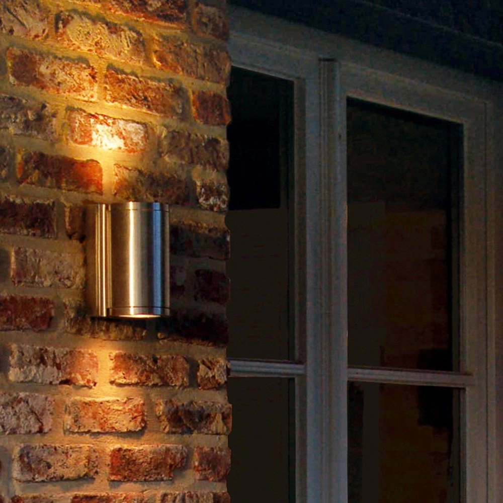 Outdoor wall lamp up down Omega Stainless steel Royal Botania