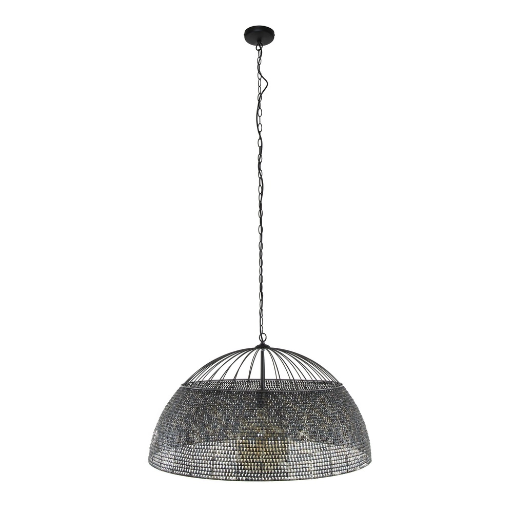 Scale-look pendant lamp XXL Armor Ø 80cm Lyora 8716803512917