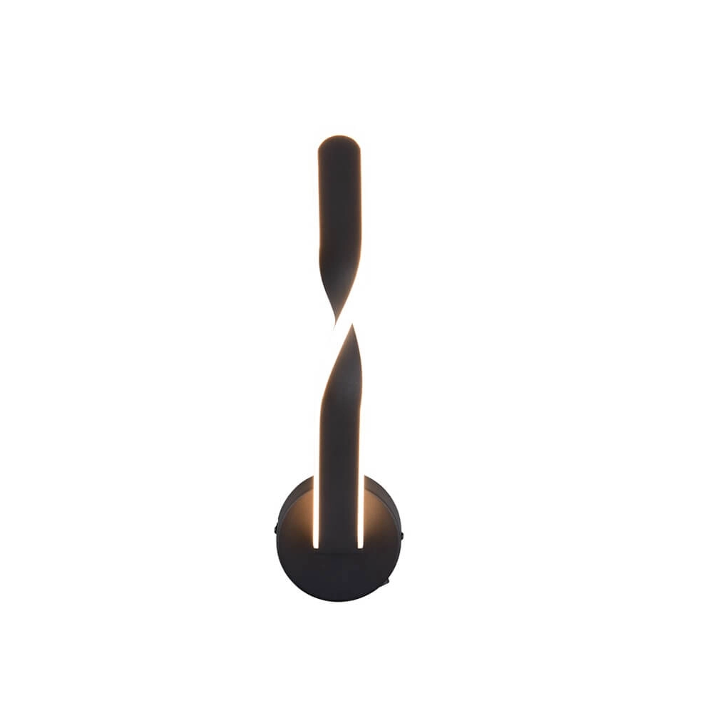 Design wall lamp Ginko black Trio 4017807642445
