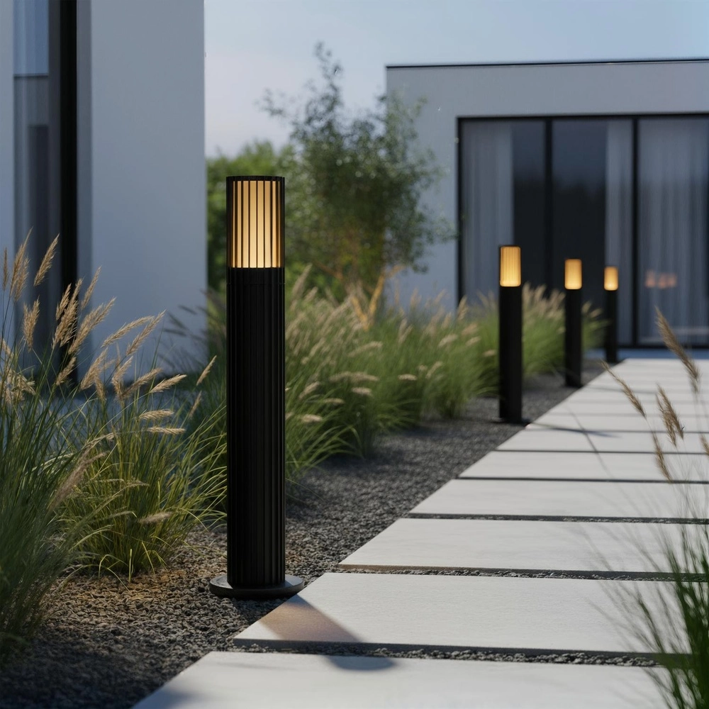 Pedestal lamp Timbala Black Lucide 5411212114020