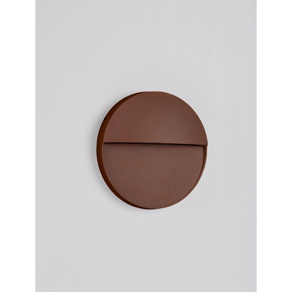 Round wall lamp Rodix Rusty brown Lyora 5212017478917