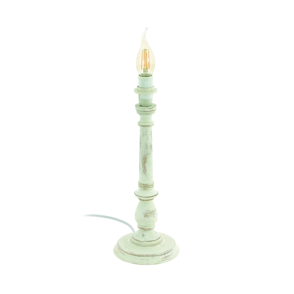 Classic table lamp Ties white
