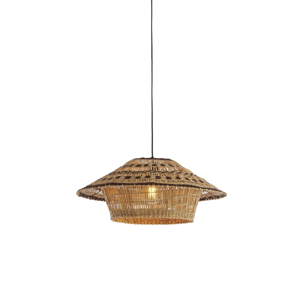 Pendant lamp Owana Ø 64cm rattan brown Light & Living 8717807836825