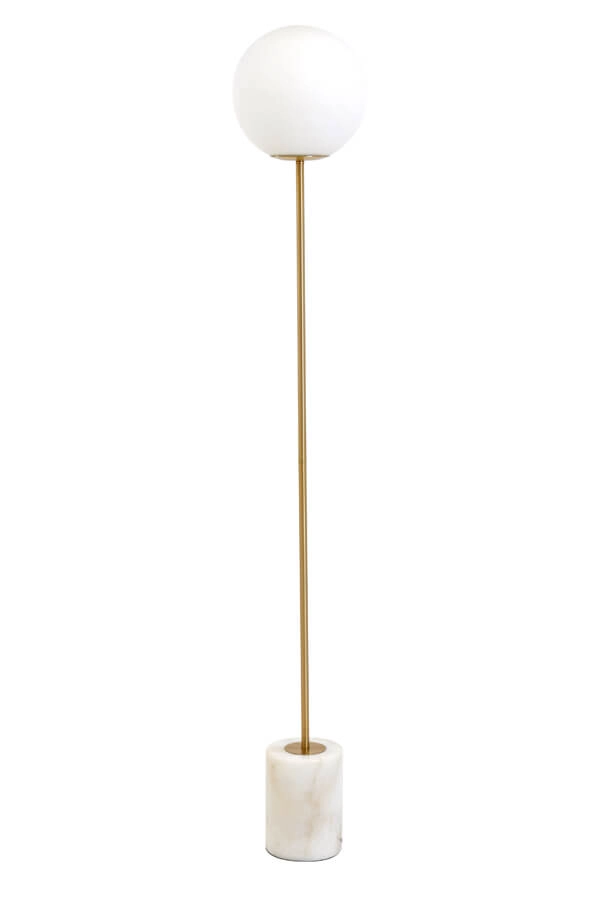 Unique floor lamp Medina white with gold Light & Living 8717807650889