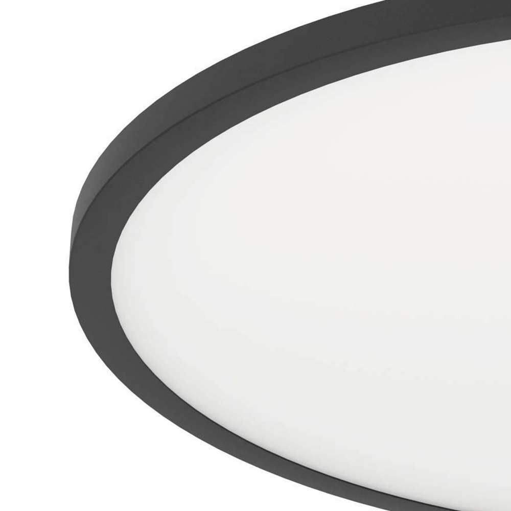Smart Slim Ceiling Light Sarsina-Z Ø 60cm - black Eglo 9008606264070