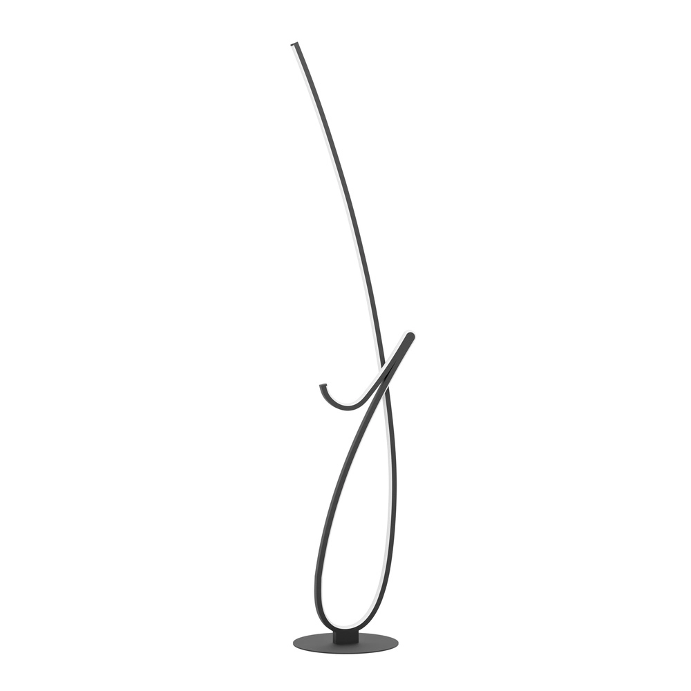 Designer LED floor lamp Cardoncito Black