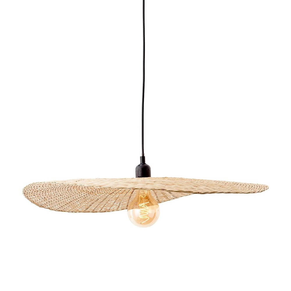 Rattan hanging lamp Jefter Ø 60cm
