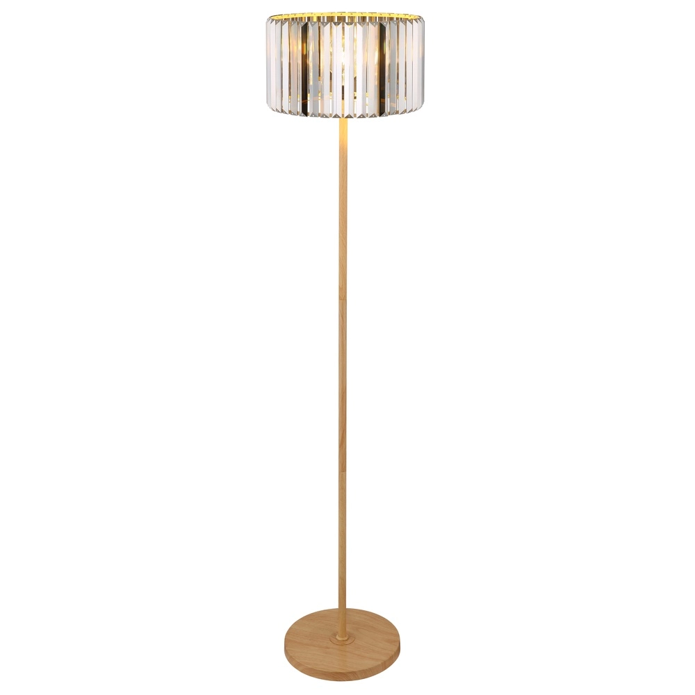 Floor lamp Run wood Globo 9007371513970