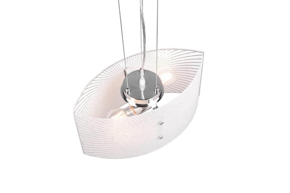 Glass pendant lamp Elisa Trio 4017807522006