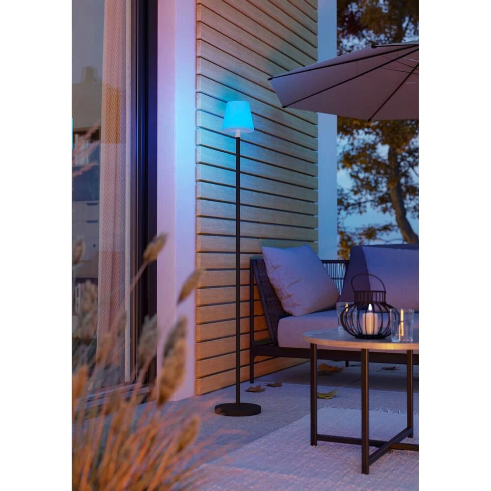 Design terrace lamp Montapalma Black with white cone Eglo 9002759758882