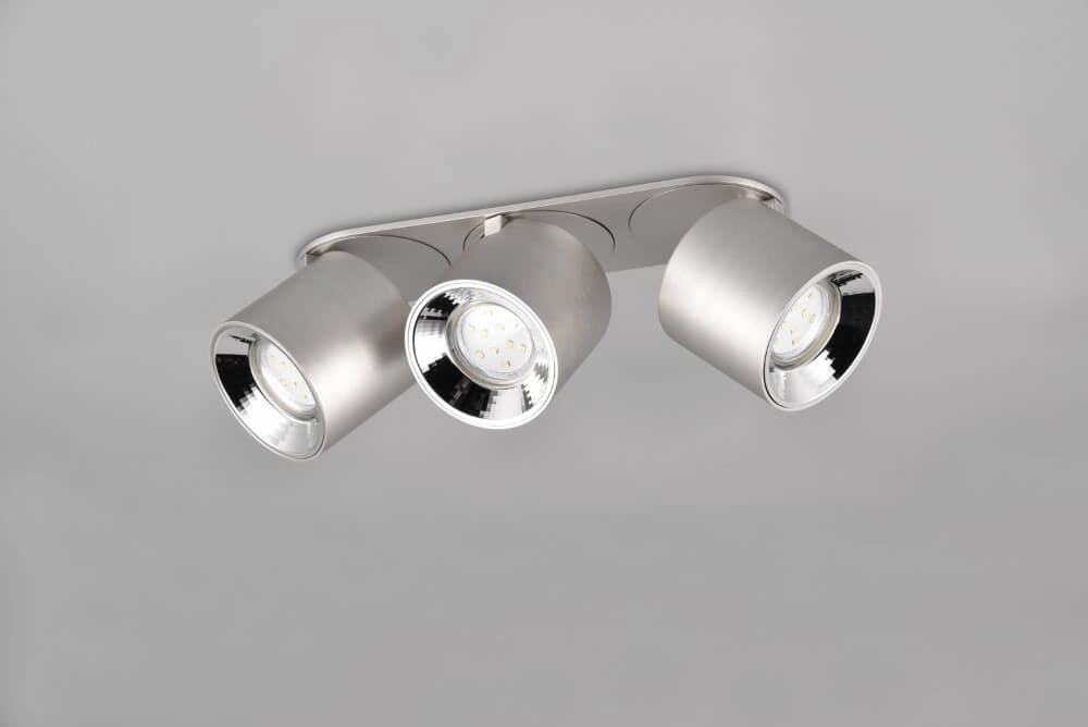 Ceiling light Guayana 3-light nickel Trio 4017807574005