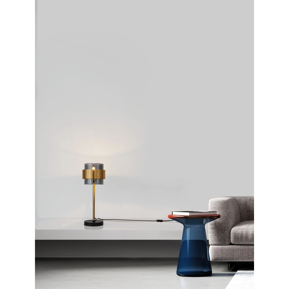 Table lamp Sianna black with gold