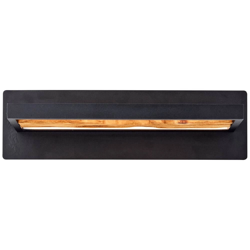 LED bedside lamp Chaumont with wood Brilliant 4004353411779