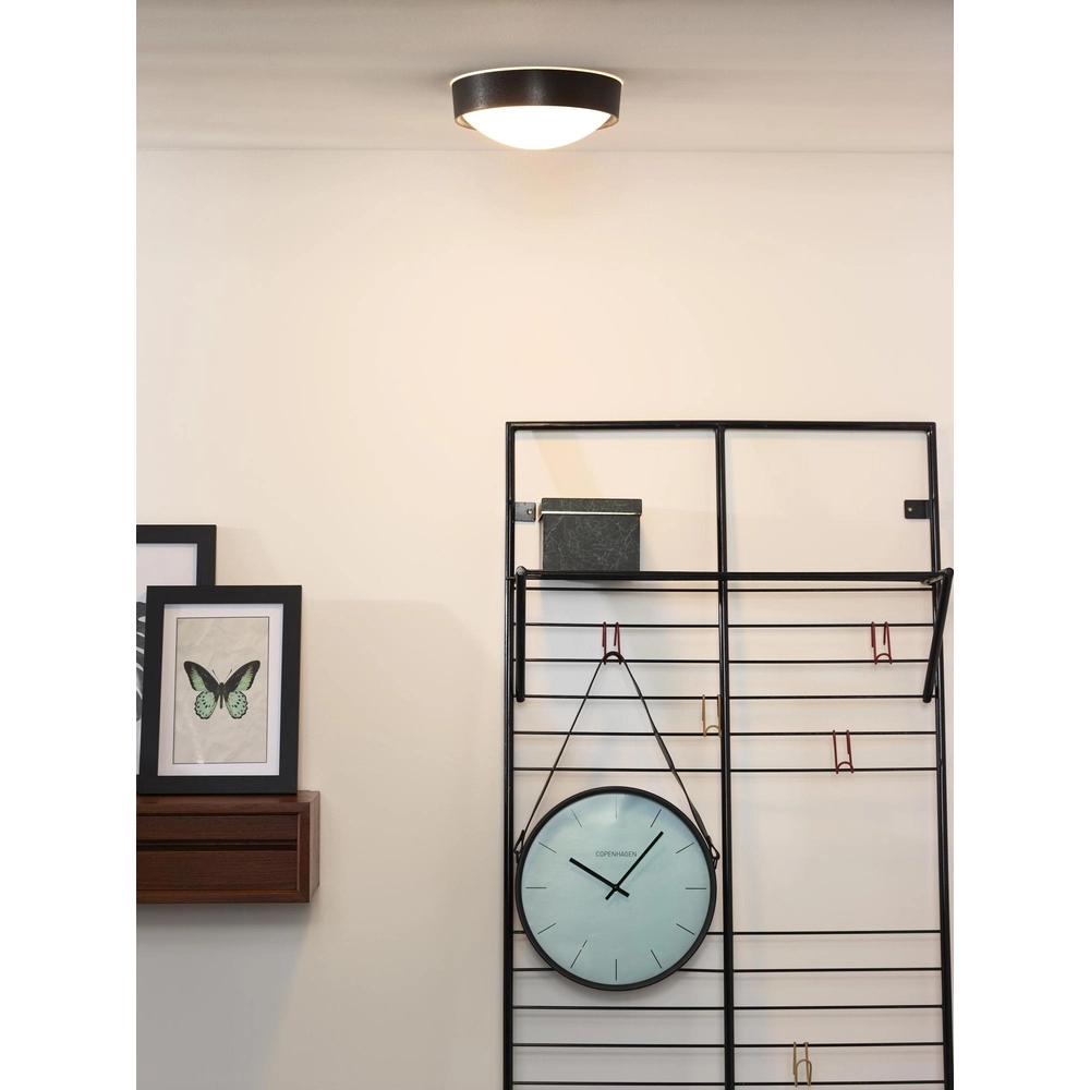 Ceiling light Lex Ø 25cm black Lucide 5411212082299