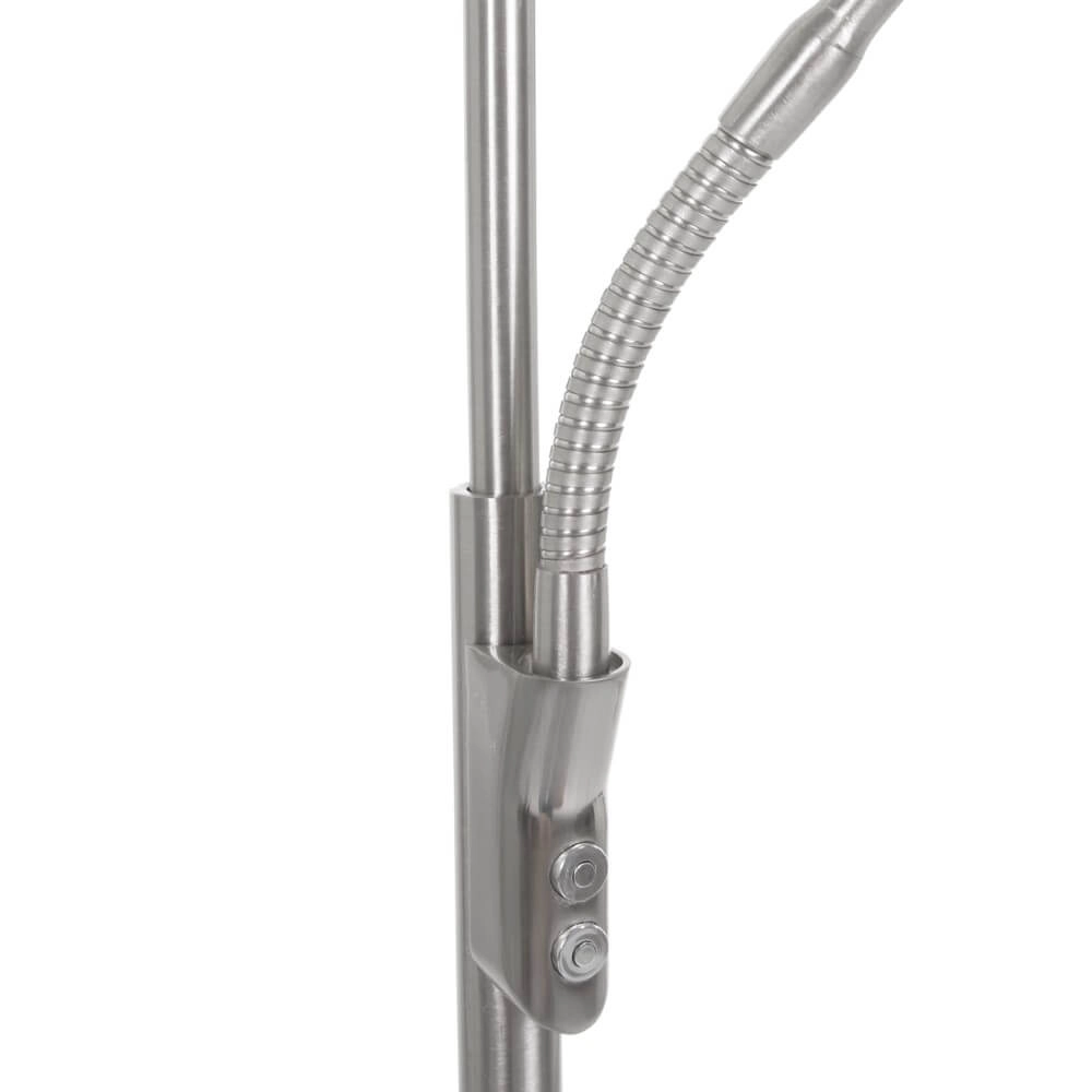 LED reading light Zodiac 2-light metal gray Steinhauer 8712746122824