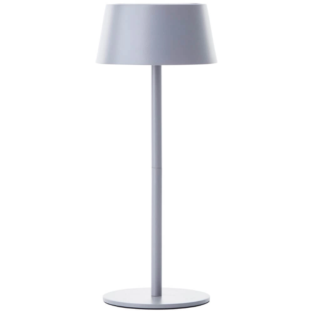 Gray design table lamp Picco on battery Brilliant 4004353437724