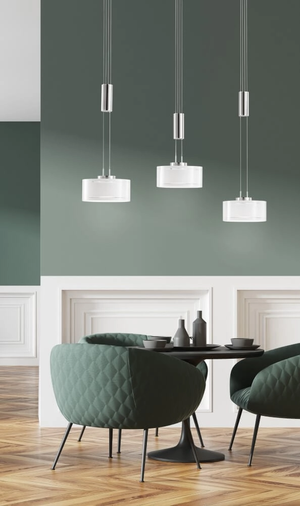 Dining room lamp Lavin with 3 hoods Fischer & Honsel 4001133604499