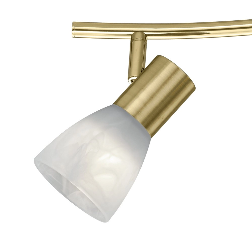 LED ceiling spot Levisto 4-light brass matt Trio 4017807281729