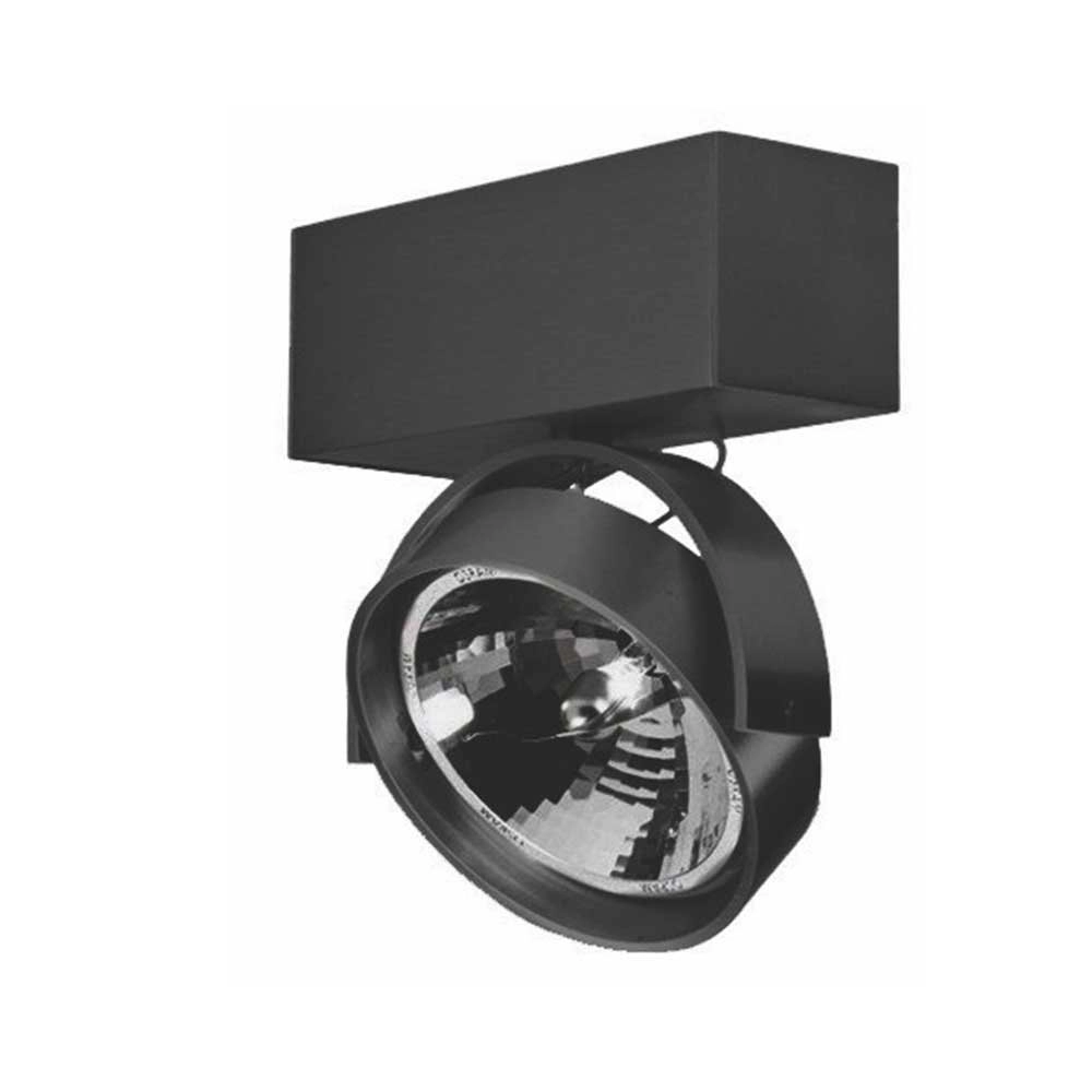 12 volt surface mounted spot Dutchess Beam black