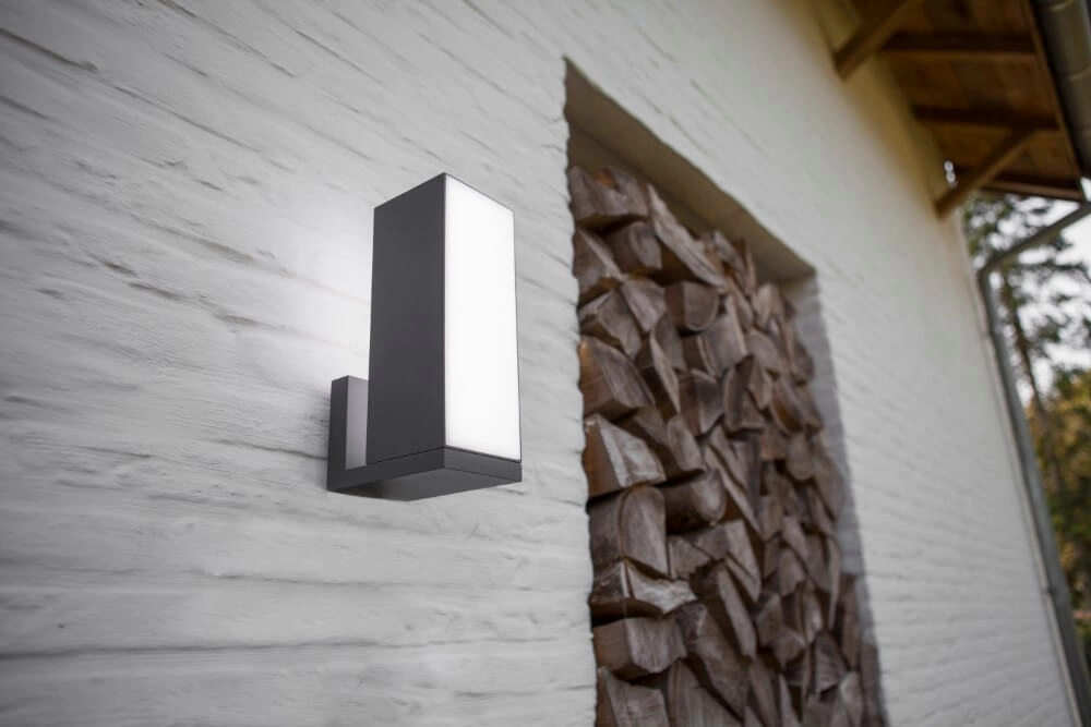Rectangular wall lamp Cuba anthracite Lutec 6939412011523