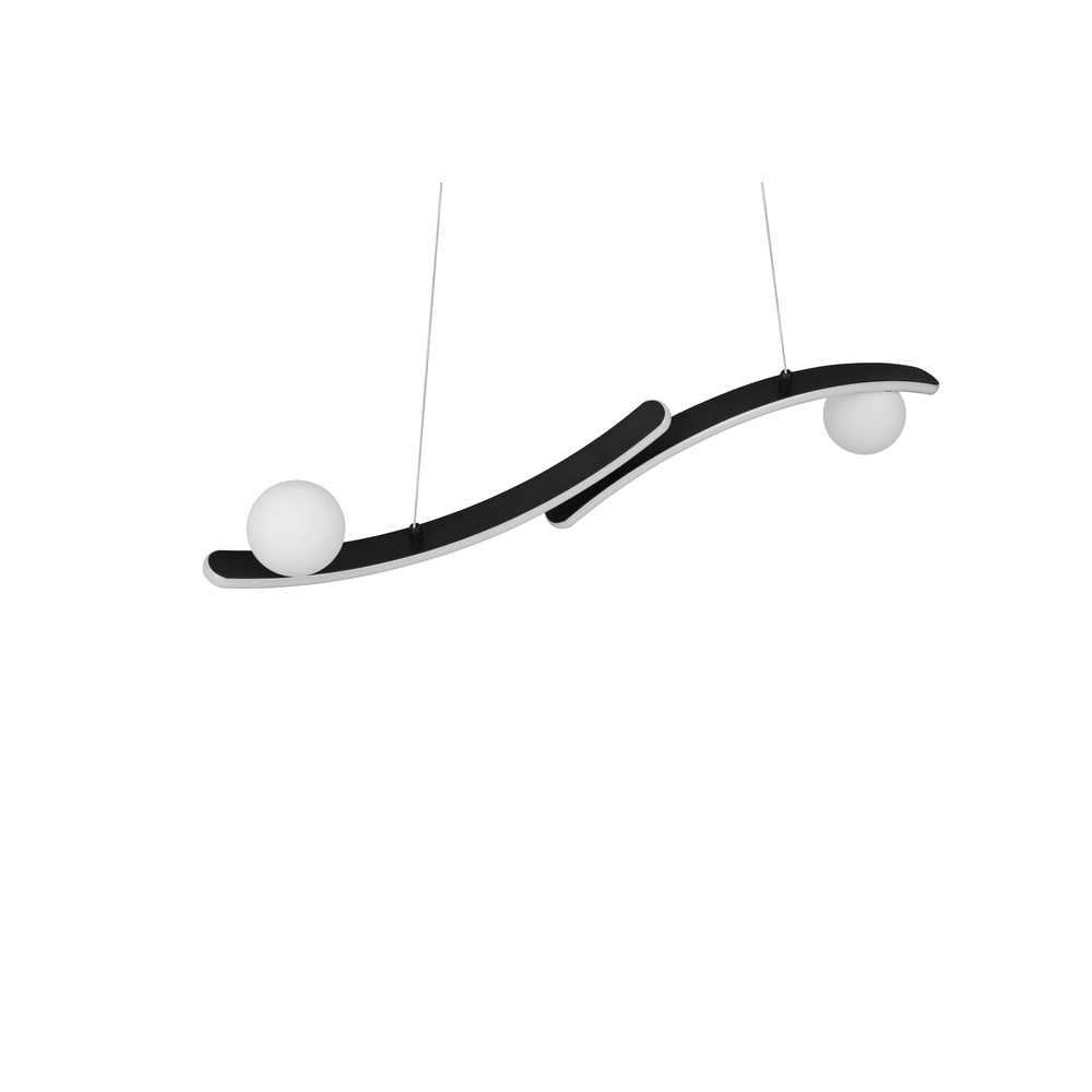 Design pendant lamp Napoli Black Trio 4017807683462