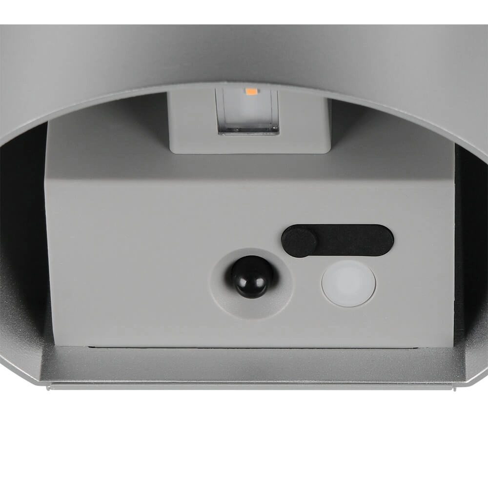 Rechargeable wall lamp Genie silver-grey with sensor Trio 4017807636338