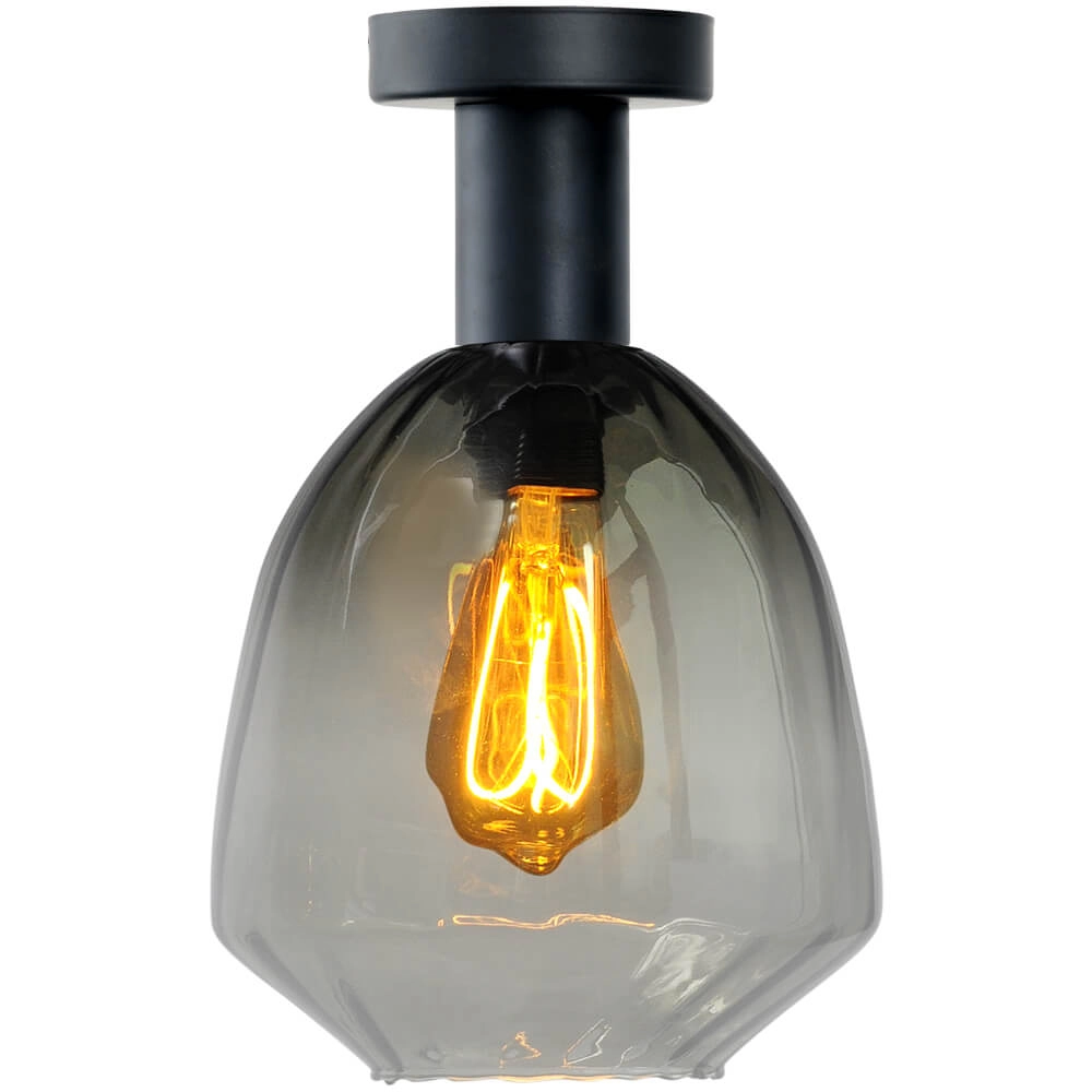 Ceiling lamp - Ø 20cm - Porto with Nicolette green glass