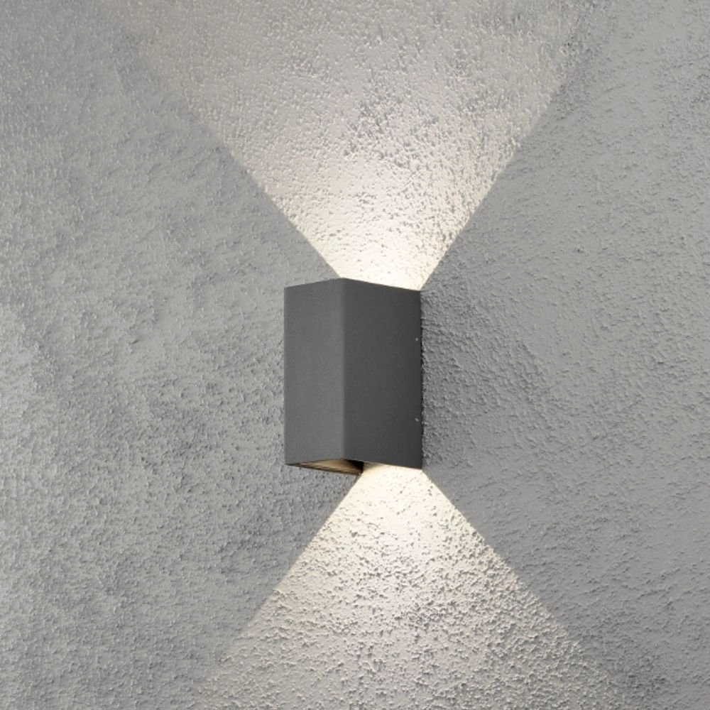 LED spot Cremona Up - Down 2x3w - 3000K 17cm anthracite KonstSmide 7318307940374